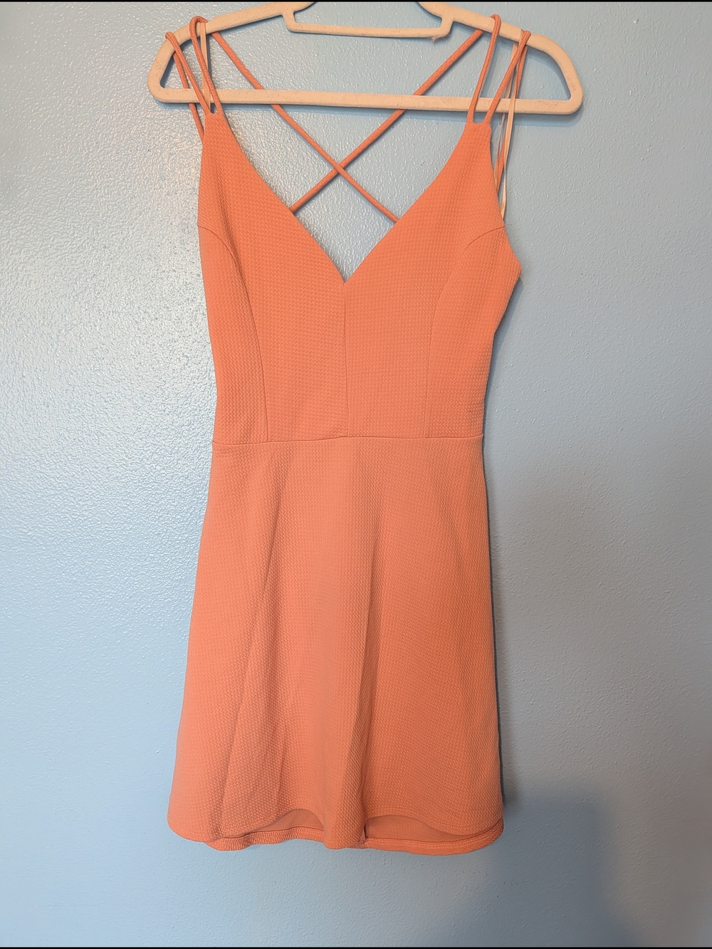 Strappy V-Neck Mini Dress